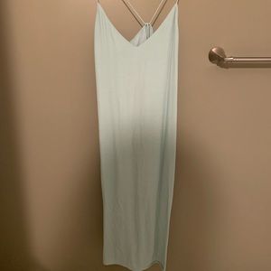 Aritzia light blue slip dress